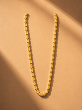 Luxury Solid Gold Geometric Link Chain