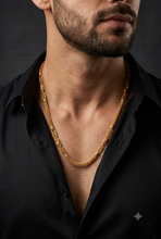 Premium Gold Finish Designer Braided Link Chain for Men & Women