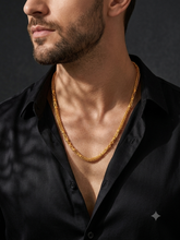 Grand Imperial Textured Link Gold-Plated Chain